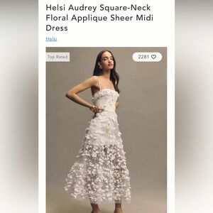 Helsi Audrey Square Neck Midi Dress